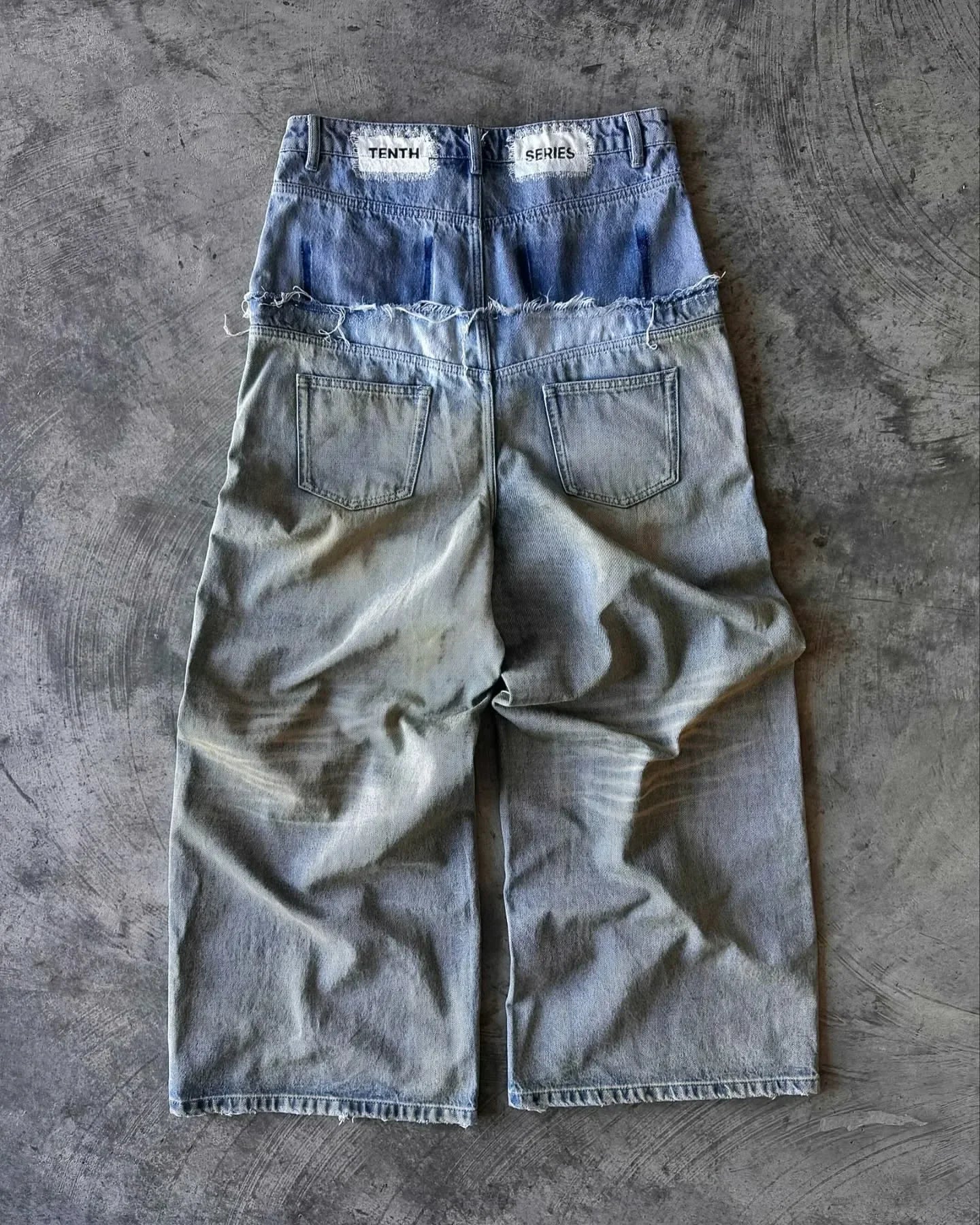 Okinomo double waisted denim